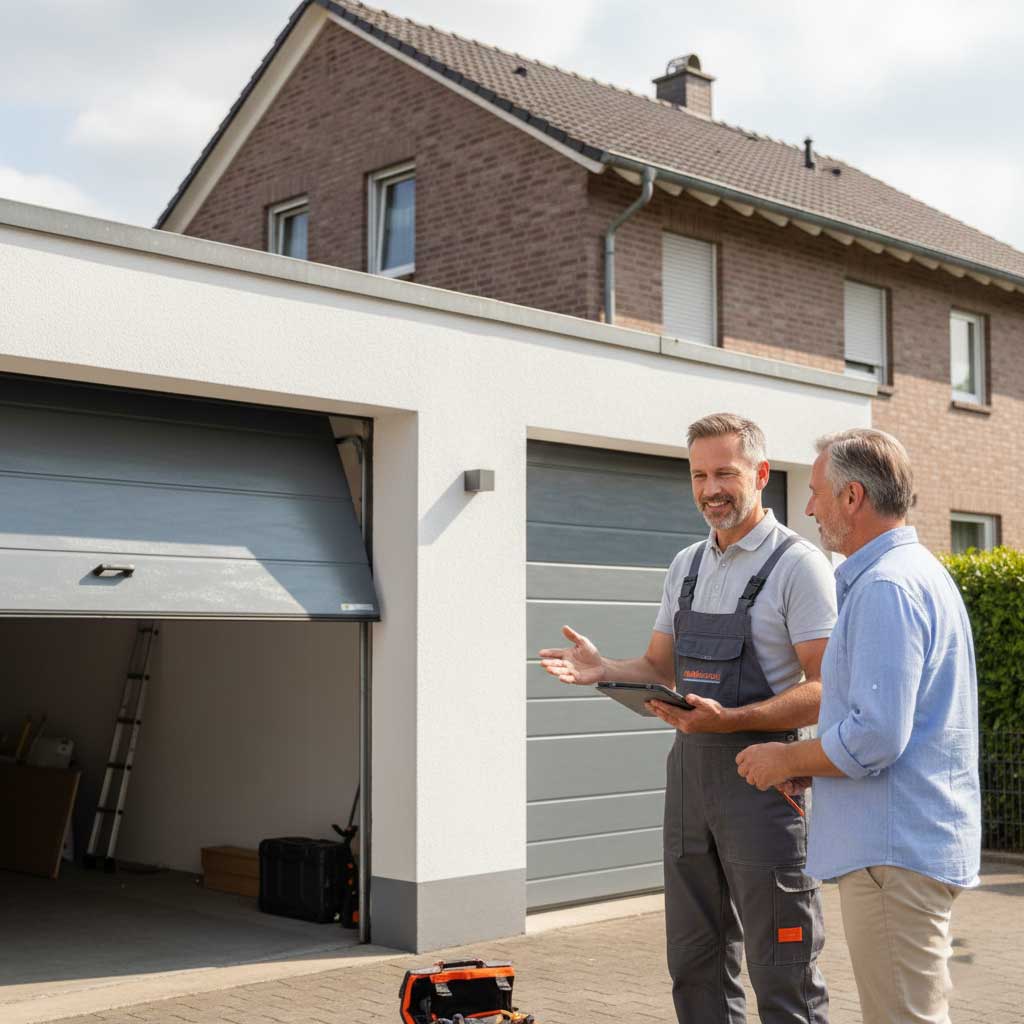 Garagentor defekt Reparieren oder Austausch Waiblingen ADL Tortechnik