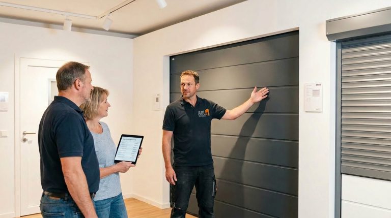 Consultant showing garage doors … 202605041055 ADL Tortechnik