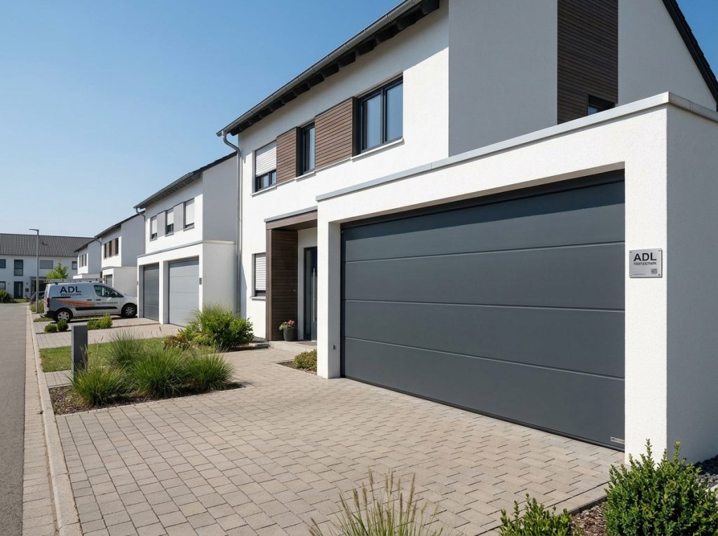 Modern garages with sectional doors 202606111639 1 ADL Tortechnik